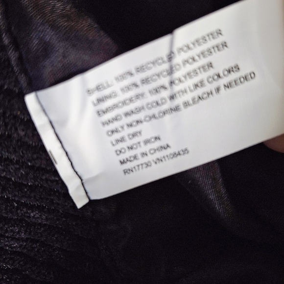 NWT Black Terrycloth Flower Bucket Hat Women's OS Boho Beachy Streetwear - Picture 7 of 7